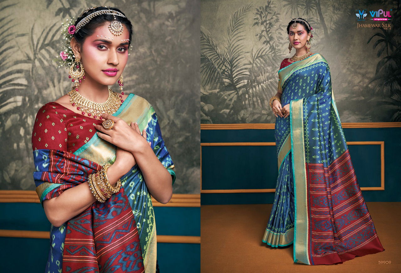 Vipul Jhamewar silk Festive Wear Wholesale Silk Saree Catalog